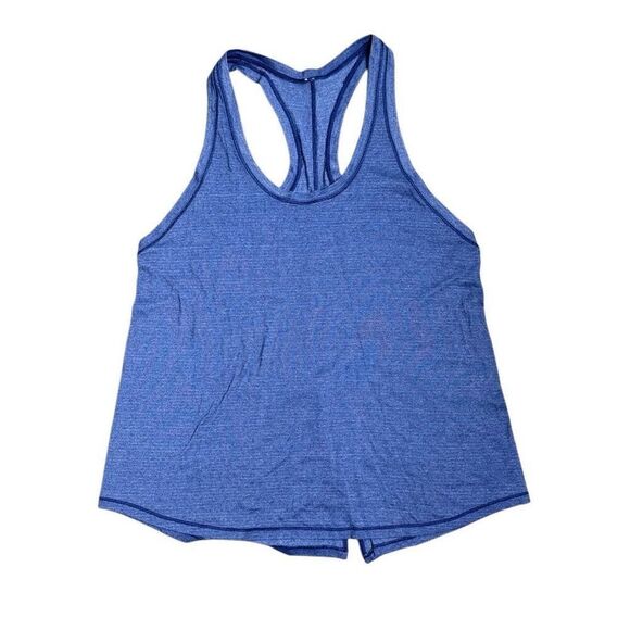 Lululemon Tie It Up Singlet Heathered Hero Blue Women’s Size 6 - Picture 2 of 9